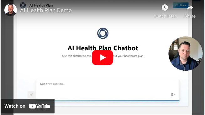 Using Generative AI with Organizational Knowledge: Healthcare Benefits Chat